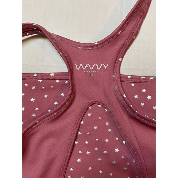 WVVY FittyBritttty Metallic Finish Sport Bra 3X (300) - Picture 3 of 4